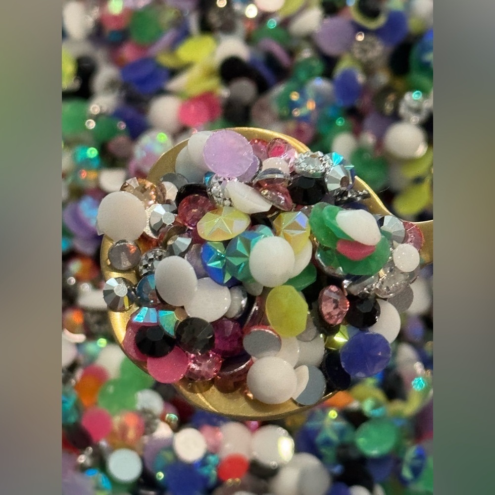 Colorful flatback Rhinestone- MIX - Picture 1 of 2